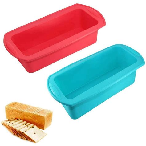 Duslogis Piece Silicone Loaf Pan Set Non Stick Bpa Free Perfect