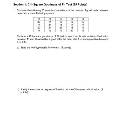 Solved Section Chi Square Goodness Of Fit Test Chegg