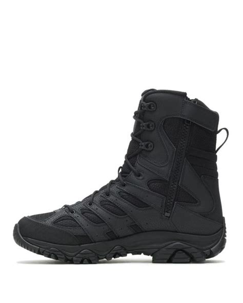 Merrell Moab 3 Tactical 8 Zip Waterproof Military Boot In Black For