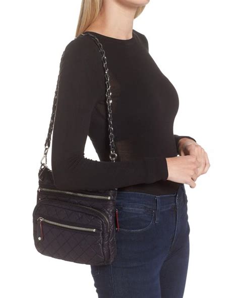 Mz Wallace Downtown Crosby Crossbody Bag In Black Lyst