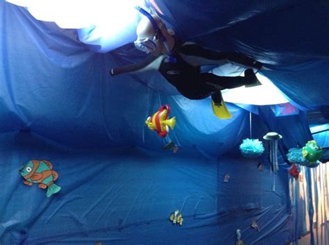 Underwater Hallway With Scuba Diver Vbs Submerged Vbs Ocean Vbs