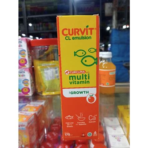 Jual Curvit Cl Emulsion Multivitamin Growth Ml Shopee Indonesia