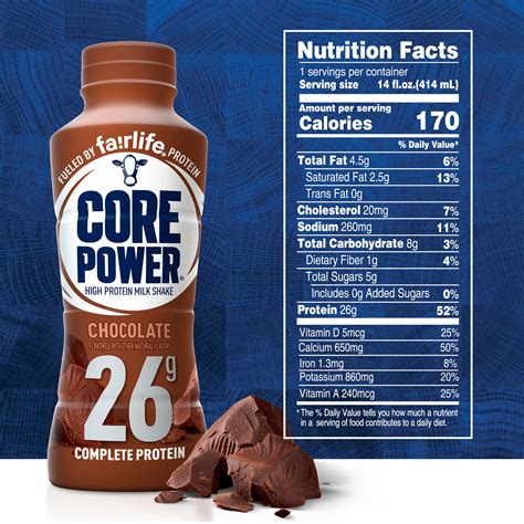 Core Power Chocolate Protein Shake 14 Oz Bottles 12 Pack