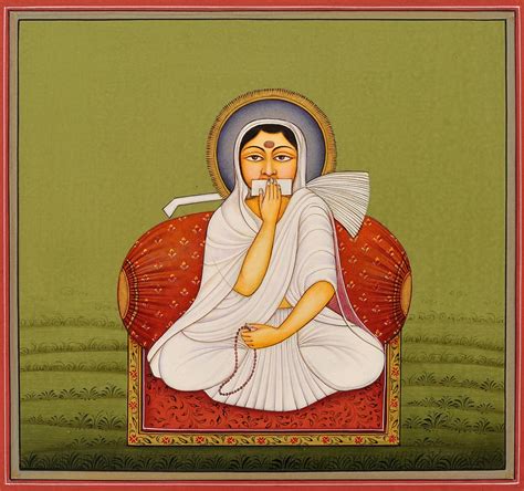 A Jain Sadhavi from Svetambara Sect | Exotic India Art