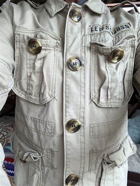 Big Buttons On Clothes Military Jacket Peacoat Cargo Buttons Big Jackets Clothes Fashion