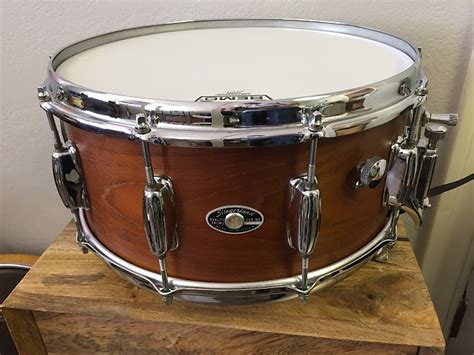 Vintage Slingerland Tdr Snare Drum In A Rare Teakwood Reverb