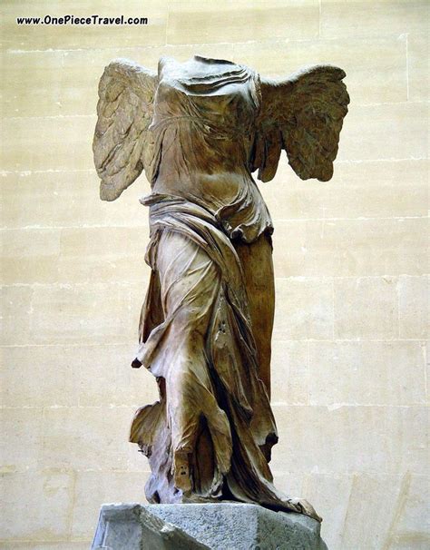 Nikewinged Victory Louvre Paris France Tourist Attractions And Travel