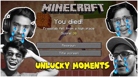 Reacting To Indian Gamers Unlucky Moments In Minecraft Techno Gamerz