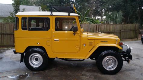 Seller Of Classic Cars 1979 Toyota Land Cruiser Yellowblack