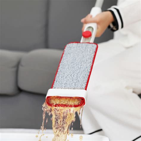 Boomjoy Spray Water Self Squeeze Spin Magic Mop Self Dry Floor Cleaning