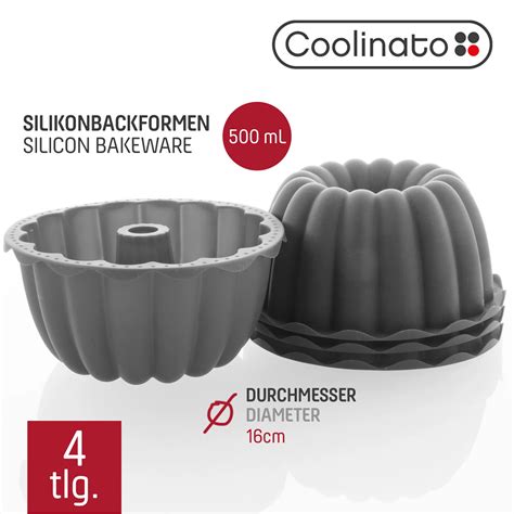 Coolinato Back Dessertform Platin Silikon Tlg Bis C Inkl