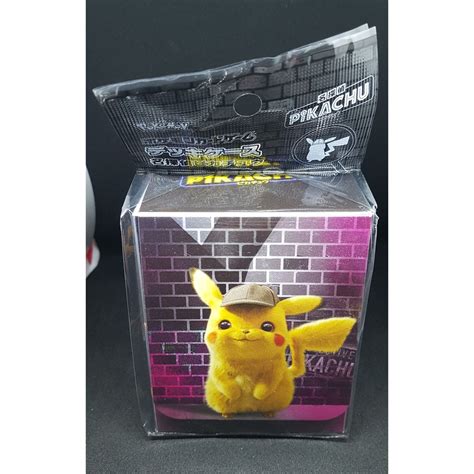 Pokemon Center Japan Detective Pikachu Deck Box Shopee Malaysia