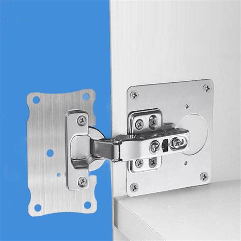 Kitchen Cupboard Door Hinge Repair Kit Plate And Fixing Screws Cabinet