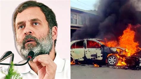 Manipur Violence राहुल गांधी मणिपुर के दौरे के लिए हुए रवाना