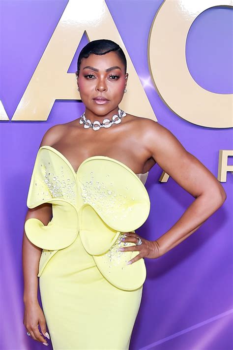 Taraji P Henson In Del Core At The Naacp Image Awards In Or Out Tom Lorenzo