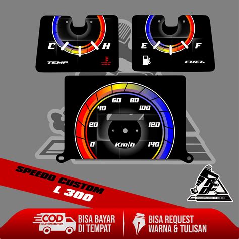 Jual Papan Speedometer Custom L300 Panel Spido Meter Custom L300