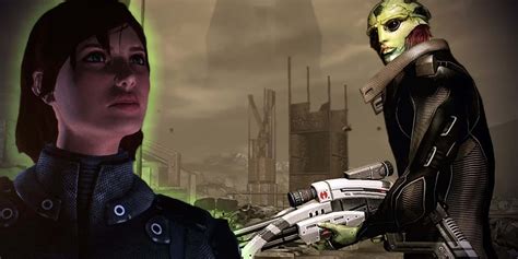 Download Thane Krios Assassin Of The Mass Effect Series In Action Wallpaper