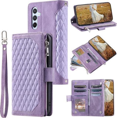 Qltypri Wallet Case For Samsung Galaxy A G Luxury Quilted Pu Leather