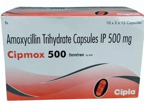 Cipla Amoxicillin Trihydrate Capsules IP 500 Mg At Rs 49 Stripe In Pune