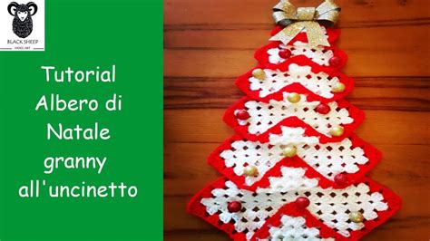 Tutorial Albero Di Natale Granny All Uncinetto Youtube