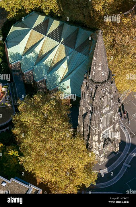 Luftaufnahme Christus Kirche Bochum Ruhrgebiet Nordrhein Westfalen