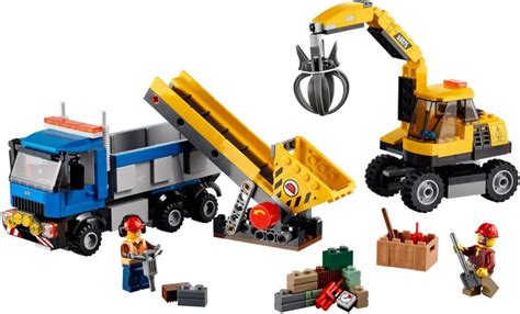 Lego Excavator And Truck Brickset