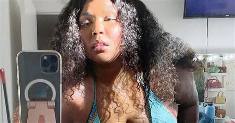 Lizzo Flaunts Curves In Crochet Bikini As Fan Spills Truth About Her