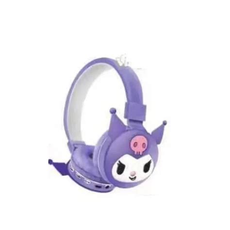 Kawaii Hello Kitty Bluetooth Headphone Sanrio Kuromi Wireless Headsets