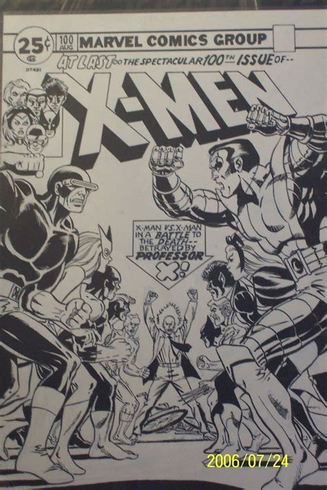 Dave Cockrum X Men Cover Recreation In Kevin Forbes S The Comic