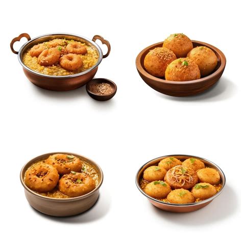 Premium AI Image | Delicious Daal Baati Churma Dish