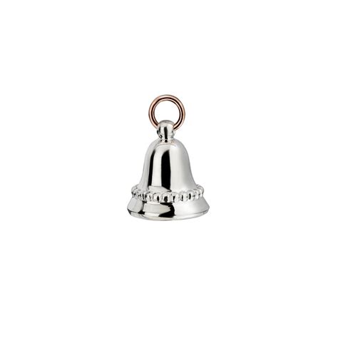 Dots Bell Pendant Silver And Gold Line Civita By Queriot