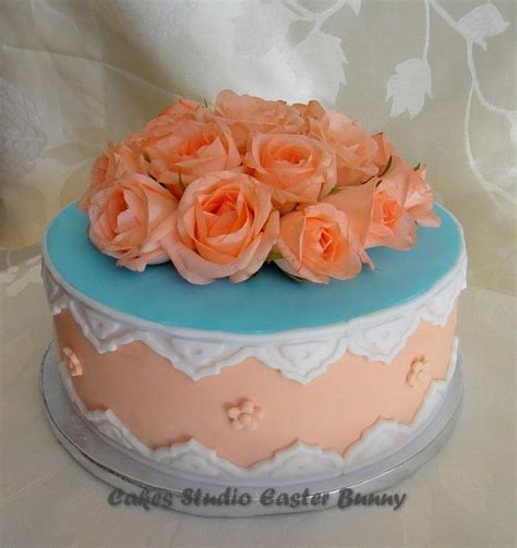 Shabby Chic Decorated Cake By Irina Vakhromkina Cakesdecor