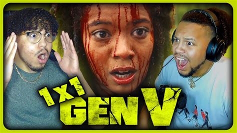 Gen V Episode 1 Reaction 1x1 God U The Boys Spin Off Youtube