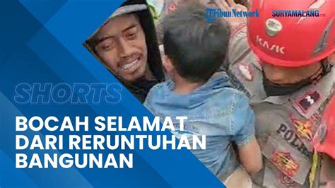 Kisah Bocah Selamat Seusai Bertahan Hidup 48 Jam Di Reruntuhan Bangunan