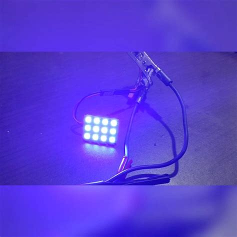 Lampu LED Plafon Kabin Mobil Biru 12 Volt 12 Mata Lazada Indonesia