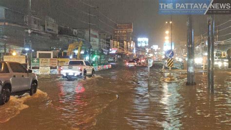 Heavy Overnight Rain Brings Localized Flooding In Pattaya The Pattaya