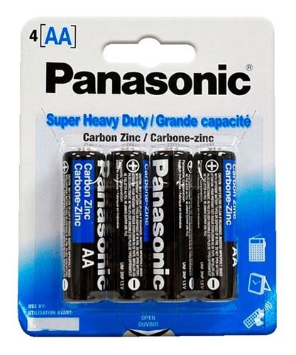 Paquete Pilas Panasonic Aa Carbon Zinc V Aapanasonic Lidert