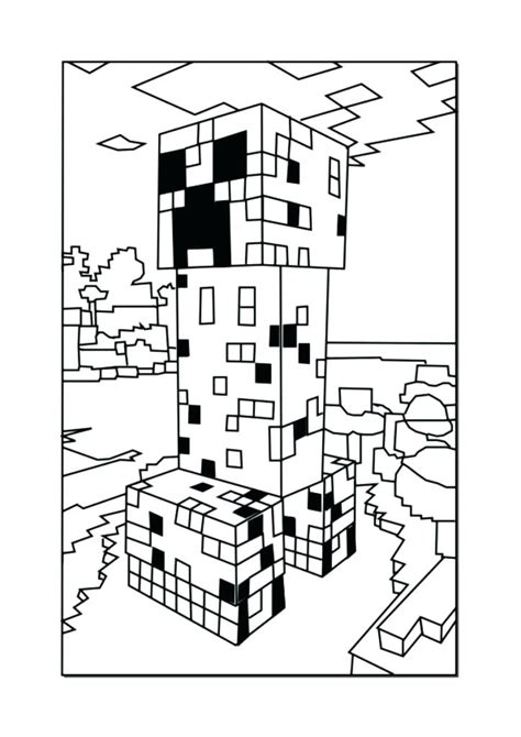 Minecraft Mobs Coloring Pages at GetDrawings | Free download