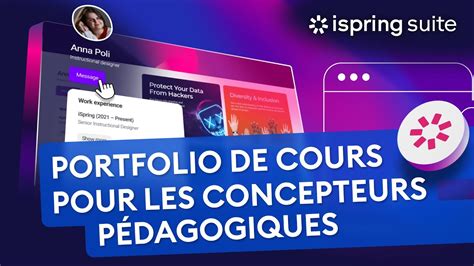 Portfolio De Cours Pour Les Concepteurs P Dagogiques Youtube