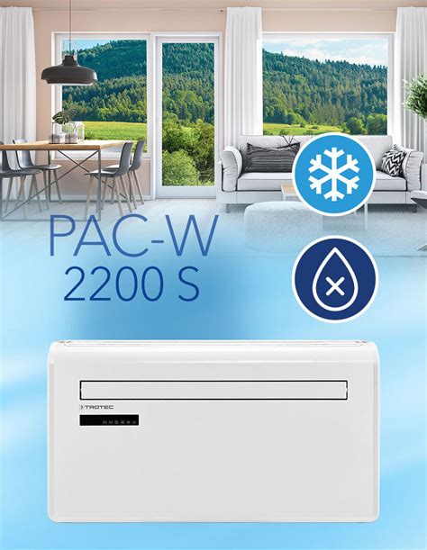 Smart Monobloc Wall Mounted Air Conditioner PAC W 2200 S TROTEC