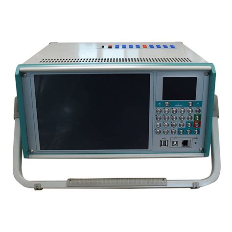 Portable Six Phase Relay Protection Tester Analyzer Secondary Injection