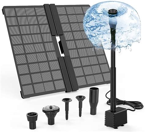 Amazon AISITIN 10W Solar Water Pump For Outdoor Foldable Solar