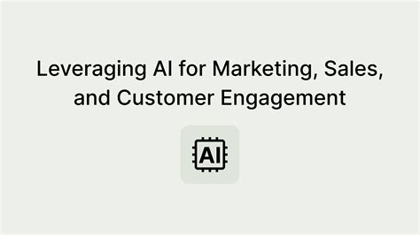 Chat Gpt For Business Leveraging Ai For Marketing Sales And Customer