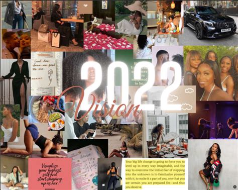 Create A Beautiful 2023 Vision Board Mood Board For You By