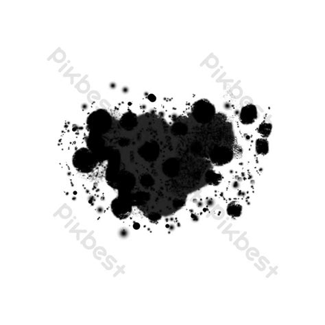 Vector Black Splash Ink Ink Dot Elements Png Images Psd Free Download