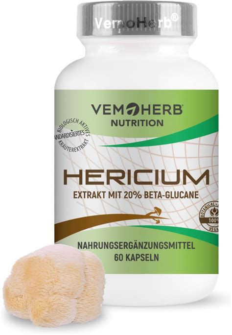 Hericium Erinaceus Extrakt Beta Glucan Polysaccharide