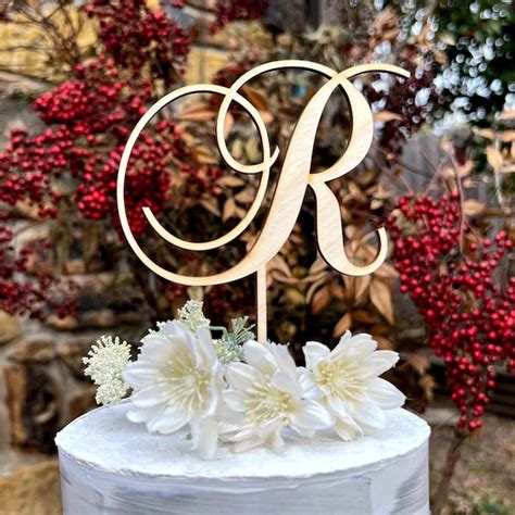 Rustic Cake Topper Etsy