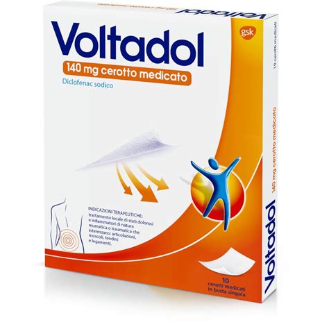 VOLTADOL 10 Cerotti Medicati 140 Mg Pharmaglamour Farmacia On Line