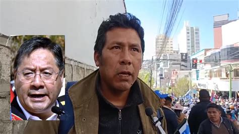 Bolivia CSUTCB Luis Arce acarea a funcionarios y Policías para