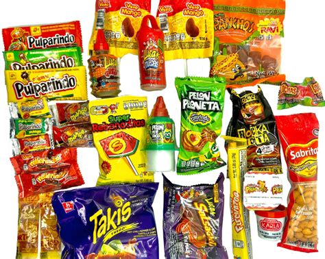 4 Mexican Snacks Boxes Mexican Candy Spicy Mexican Candy Etsy